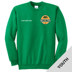 PC90Y - N123-S12.0-2017 - DigTran - Conewago Camper Youth Crewneck Sweatshirt